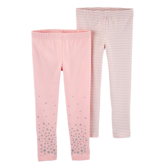 Carter's Other - Carter's 2-Pack Stars & Striped Leggings
